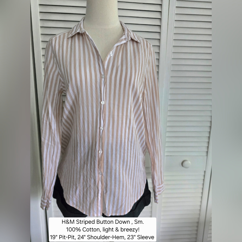 Striped Button Down Shirt